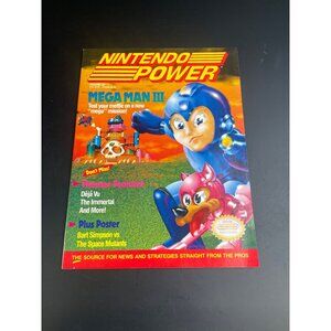 Nintendo Power Vol#20 Mega Man III Bart Simpson Complete SKU 3068